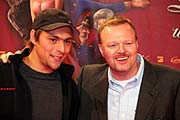 Max Mutzke (Filmmusik "Denn es bist Du“) und Stefan Raab (Foto: MartiN Schmitz)